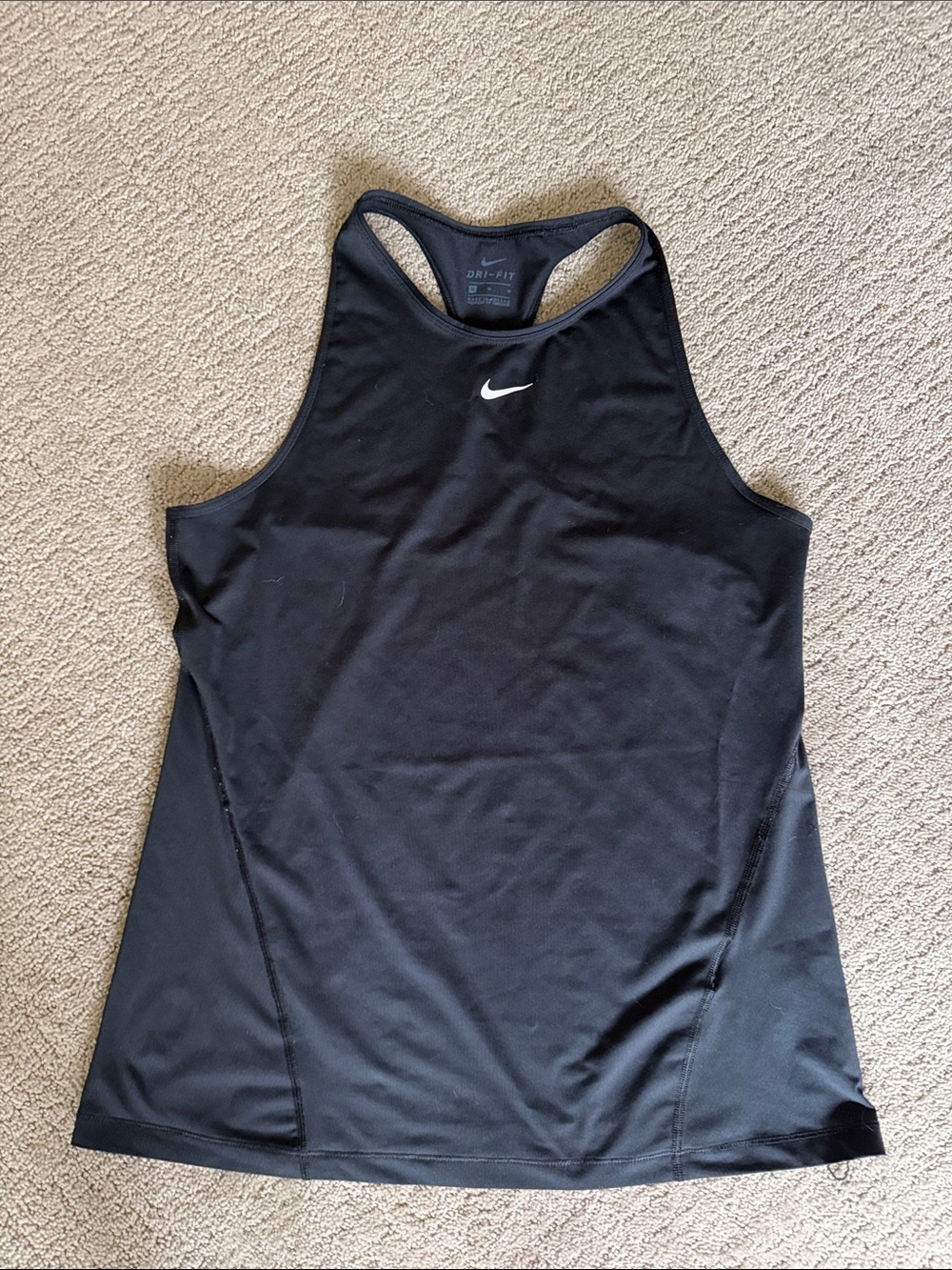 Nike Black M Racerback Athletic Tank Top